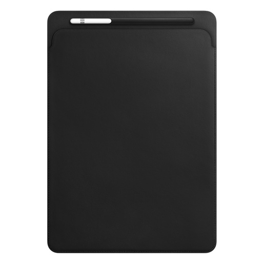 Кожаный чехол-футляр Apple Leather Sleeve для iPad Pro 12,9 дюйма. Цвет (Black) черный.