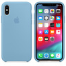 Силиконовый чехол Apple Silicone Case для iPhone XS, цвет (Cornflower) синие сумерки