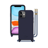 Чехол SwitchEasy Play для iPhone 12 Mini (5.4"). Материал: 100% жидкая силиконовая резина. В чехол встроены люверсы и шнурок. Цвет: синий.
