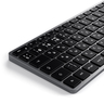 Беспроводная клавиатура Satechi Slim X1 Bluetooth Keyboard-RU. Раскладка - Русская. Цвет- Серый космос.