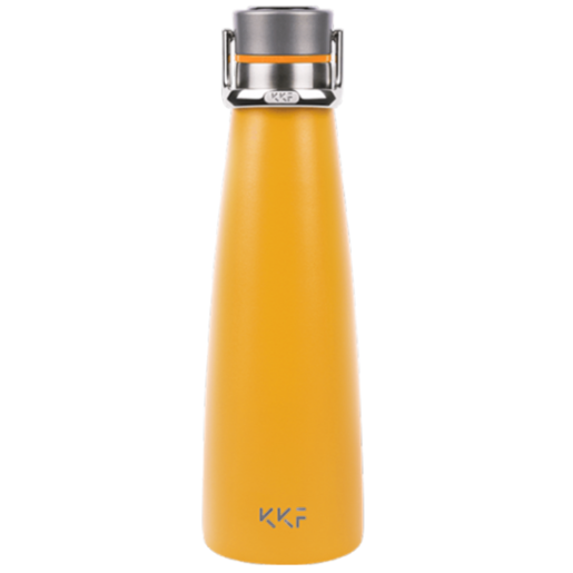 Термобутылка KissKissFish SMART VACUUM BOTTLE (желтый, с индикатором температуры)