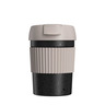 Термостакан-непроливайка KissKissFish Rainbow Vacuum Coffee Tumbler Mini  (чёрный, серый)