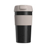 Термостакан-непроливайка KissKissFish Rainbow Vacuum Coffee Tumbler (чёрный, серый)