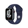 Apple Watch 41mm Midnight Navy/Mystic Navy Nike Sport Band,Спортивный ремешок Nike цвета «ночной ультрамарин/мистический ультрамарин» 41 мм 