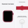 Часы Apple Watch Series 7 GPS, 41mm Red Aluminium Case with Red Sport Band,Корпус из алюминия красного цвета, спортивный ремешок красного цвета 41 мм 