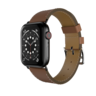 Ремешок SwitchEasy Classic для Apple Watch 7 45mm&1~6 SE 42/44mm. Материал: натуральная кожа. Цвет: коричневый