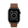 Ремешок SwitchEasy Classic для Apple Watch 7 45mm&1~6 SE 42/44mm. Материал: натуральная кожа. Цвет: коричневый