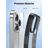 Защитный прозрачный чехол UGREEN LP624 (90945) Classy Clear Enhanced Protective Case для iPhone 14 Pro Max. Цвет бампера: черный