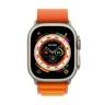 Часы Apple Watch 8 Ultra GPS+Cellular, 49mm Titanium Case with Orange Alpine Loop Small,Титановый корпус, спортивный ремешок цвета апельсиновые Альпы 49 мм Small