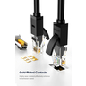 Кабель сетевой UGREEN NW102 (20160) Cat 6 8-Core U/UTP Ethernet Cable. Длина: 2м. Цвет: черный