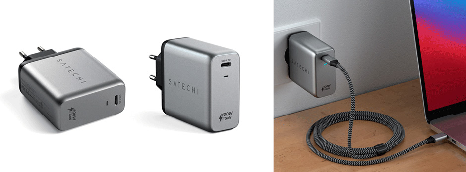Сетевое зарядное устройство Satechi 100W USB-C PD Wall Charger