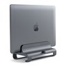 Настольная подставка Satechi Universal Vertical Aluminum Laptop Stand для ноутбуков толщиной от 1,27 см до 3,17 см. Материал алюминий. Цвет серый космос.
