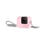 GoPro ACSST-004 Силиконовый чехол с ремешком розовый (Sleeve +  Lanyard)