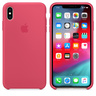 Силиконовый чехол Apple Silicone Case для iPhone XS Max, цвет (Hibiscus) красный каркаде