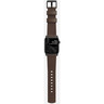 Ремешок Nomad Modern Strap для Apple Watch 44mm/42mm. Материал кожа натуральная. Цвет ремешок темно-коричневый, застежка черный.