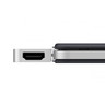 USB-хаб HyperDrive 6-in-1 USB-C Hub для iPad Pro. Порты: USB-C, HDMI, USB-A, SD, Micro SD, 3.5mm AUX. Цвет серебряный.