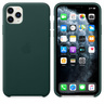 Apple iPhone 11 Pro Max Leather Case - Forest Green, Кожаный чехол для Iphone 11 Pro Max цвета зеленый лес