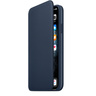 Apple iPhone 11 Pro Max Leather Folio - Deep Sea Blue, Кожаный чехол для Iphone 11 Pro Max цвета синяя волна