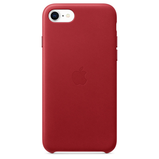 Apple iPhone SE Leather Case  - (PRODUCT)RED, Кожаный чехол для Iphone SE  красного цвета