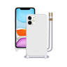 Чехол SwitchEasy Play для iPhone 12 Mini (5.4"). Материал: 100% жидкая силиконовая резина. В чехол встроены люверсы и шнурок. Цвет: белый.