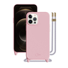 Чехол SwitchEasy Play для iPhone 12 Pro Max (6.7"). Материал: 100% жидкая силиконовая резина. В чехол встроены люверсы и шнурок. Цвет: розовый.