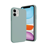 Чехол SwitchEasy Skin для iPhone 12 Mini (5.4"). Материал: жидкая силиконовая резина 100%. Цвет: голубой.