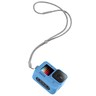 Силиконовый чехол с ремешком для камер HERO11/HERO10/HERO9 синий GoPro ADSST-003 (Sleeve + Lanyard)
