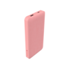 Внешний портативный аккумулятор Mophie Universal Battery Powerstation with PD 10K. Порты: USB Type-A, USB Type-C. Тип аккумулятора: литий-полимерный. Емкость аккумулятора: 10 000 мАч. Питание от USB. Внешняя отделка: ткань. Цвет: розовый.