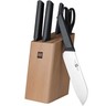 HuoHou Набор ножей 5+1 3Cr13 6-pcs kitchen knife Set Lite