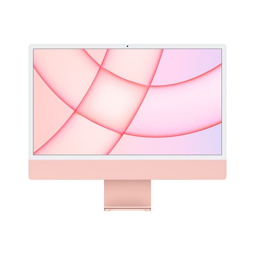 Настольн, персональн,компьютер Apple IMAC 24" 8 Core М1/8GB /SSD 256GB /8Core Graphics 16C Neural Engine/Magic Mouse2/Apple Magic Keyboard/кабель USB-C lightning,розовый цвет, 8-th genetation