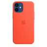 Apple iPhone 12 mini Silicone Case with MagSafe Electric Orange Силиконовый чехол MagSafe для IPhone 12 mini цвета  «яркий апельсин»
