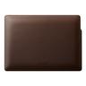 Чехол-рукав Nomad Leather Sleeve для MacBook Pro 16". Материал: 100% натуральная кожа - 40%, EVA - 40%, микрофибра - 20%. Материал верха: 100% натуральная кожа. Цвет: коричневый.