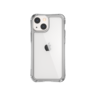 Чехол-накладка SwitchEasy Alos на заднюю сторону iPhone 13 mini (5.4"). Материал изделия: 70% поликарбонат, 30% ТПУ. Размер изделия: 138*69*11 мм. Цвет: прозрачный.