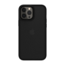 Чехол-накладка SwitchEasy Aero+ на заднюю сторону iPhone 13 Pro Max (6.7"). Материал изделия: 70% поликарбонат, 30% ТПУ. Размер изделия: 167*85*13 мм. Цвет: черный. 