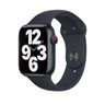 Apple Watch 45mm Midnight Sport Band,Спортивный ремешок цвета «темная ночь» 45 мм 