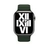 Apple Watch 45mm Sequoia Green Leather Link M/L,Кожаный ремешок цвета «зеленая секвойя» 45 мм M/L 