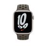 Apple Watch 45mm Midnight Olive Gray/Cargo Khaki Nike Sport Band,Спортивный ремешок Nike цвета «серая олива/рабочий хаки» 45 мм 