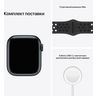 Часы Apple Watch Nike Series 7 GPS, 41mm Midnight Aluminium Case with Anthracite/Black Nike Sport Band,Корпус из алюминия цвета «темная ночь», спортивный ремешок Nike цвета антрацитовый/черный 41 мм 