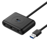 Хаб UGREEN CR113 (20290) USB 3.0 Hub. Длина 0,5 м. Цвет: черный