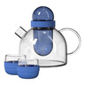 Заварочный чайник и две чашки KissKissFish BoogieWoogie Teapot with cup (синий)