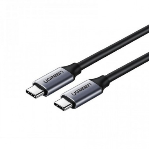Кабель UGREEN US161 (50751) USB 3.1 Type C Male to C Male Cable Nickel Plating Aluminum Shell. Длина: 1,5м. Цвет: серый