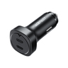 Автомобильное зарядное устройство ACEFAST B2 72W dual USB-C metal car charger. Цвет: черный