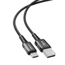 Кабель ACEFAST C1-04 USB-A to USB-C aluminum alloy charging data cable. Цвет: черный