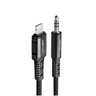 Аудиокабель ACEFAST C1-06 Lightning to 3.5mm aluminum alloy audio cable. Цвет: черный