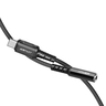 Кабель переходник ACEFAST C1-07 USB-C to DC3.5 aluminum alloy headphones adapter cable. Цвет: черный