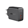 Зарядное устройство двухпортовое ACEFAST A9 PD40W USB-C+USB-C dual port charger EU. Цвет: черный