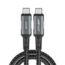 Кабель ACEFAST C4-03 USB-C to USB-C 100W aluminum alloy charging data cable. Цвет: серый космос