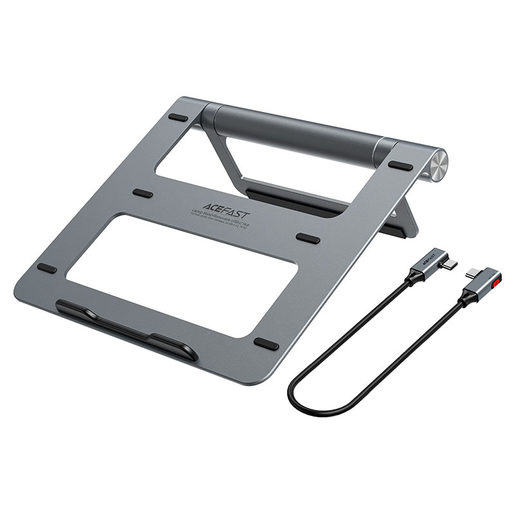 Подставка для ноутбука ACEFAST E5 PLUS USB-C multifunctional stand HUB for laptop многофункциональная. Цвет: серый космос