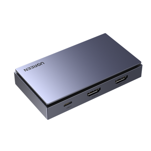 Внешняя карта видеозахвата UGREEN CM410 (10937) USB-C Video Capture Device. Цвет: серый