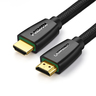 Кабель UGREEN HD118 (40410) HDMI Male To Male Cable With Braid. Длина 2 м. Цвет: черный